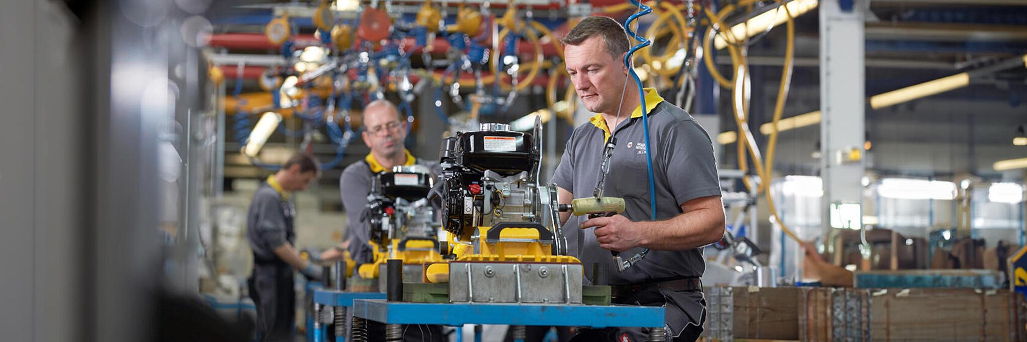 Wacker Neuson production hall in Reichertshofen, Germany